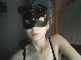 Milesta2 cute babe caresses shaved cunt