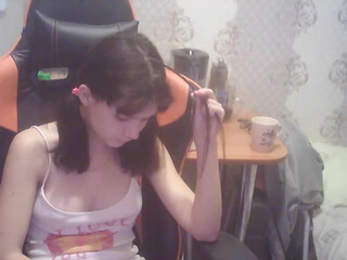 Mila18777 crazy lady fondles her cunt in panties