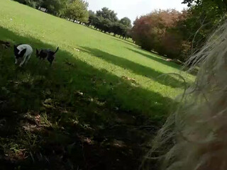 nadia blonde in a new apartment shows a striptease