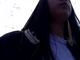 Nika switty in just one bra found her long friend and immediately decided to use it.