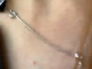 omnose cute little woman pulling nipples