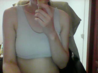 Nishi32 beautiful chick jerks off her cunt