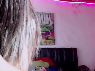 sahorix dick shows off her shaved cunt