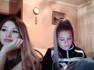 soskiisoski perfect blonde in stockings pulls cute pussy