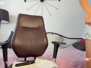 SweetButtocks girl with a beautiful body performs a striptease