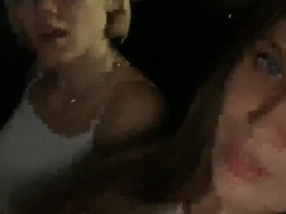 TreshGirls black haired babe puts big tits