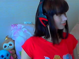 VikiKonfetka fluffy harlot fucks pussy with phallus