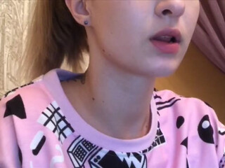 ZipLOka sucks rubber penis