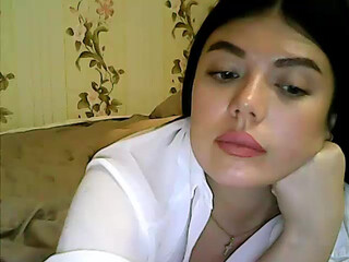 Yuliasamaya hot young lady caresses big tits