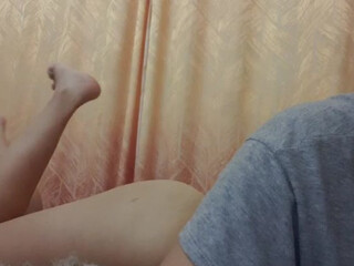 show --Princess-- naughty brunette fucks with a dildo