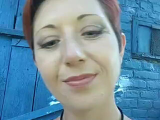 BUSINKA-25 cute lady jerking off her cunt