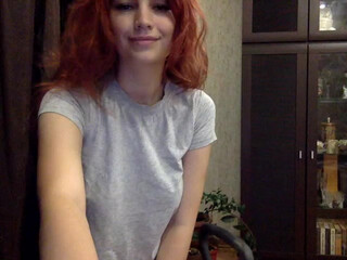 EthelBunny busty young lady caresses shaved cunt