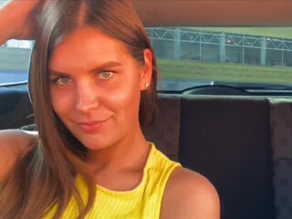 FocusGirl big breasted slut fucks shaved cunt