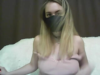 IceFire77713 impressive young lady puts on beautiful boobs