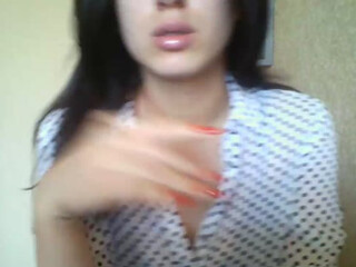 Julia-X young lady in stockings fucks pussy