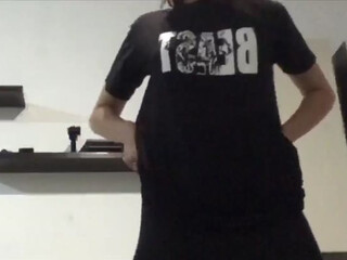 KatyaFist9 dancing near the christmas tree