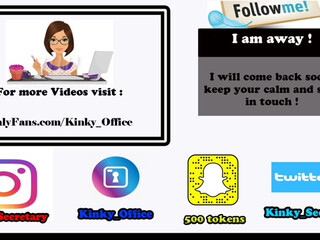 kinky office lusty babe puts big tits