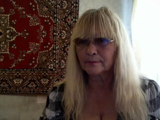 Kleopatra675 cute blonde fucks herself with a phallus