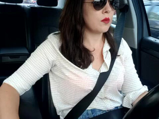 KristyMiss harsh woman caresses her breasts