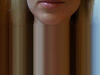 kukohubo shy chick poses naked