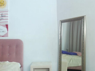 Lilcosmos charming shows off her tits.