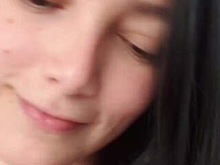 natasha6 cute babe in stockings massages vagina with hand