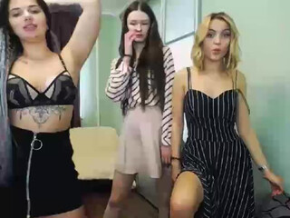 Naughty3Girls Incendiary lady relishly masturbates both holes