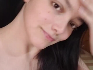 natasha6 beauty caresses her tits and pussy