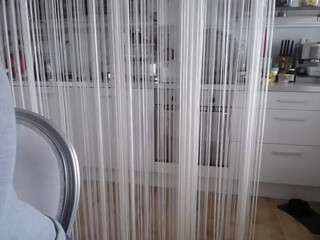 Pokusaaa  red-haired slut strips and pussy pulls