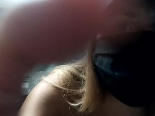 PrincessMarta Adorable slut violently fucks with a man at night