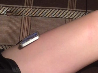 SiaKriSti naughty doll fucks herself with a phallus