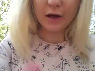 sweet warhead hot brunette girl gently masturbates cunt