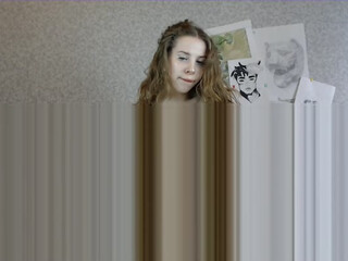 Yourvanilla77 lustful babe caresses herself with fingers