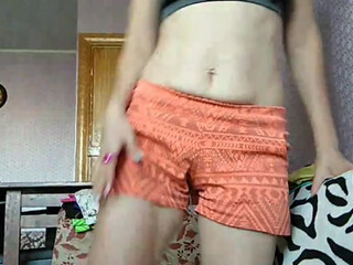 Zarevna elegant blonde dabbles with dildo