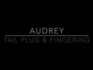 Audrey manyvids onlyfans cute little doll caresses big boobs