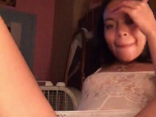 modelish manyvids onlyfans cute little doll caresses big boobs