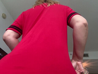 andreatv manyvids onlyfans busty chick caresses shaved pussy