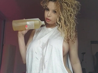 aruwba manyvids onlyfans crazy girl caresses shaved pussy