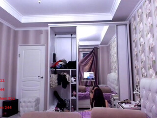 asian couple webcam show ardent maid seduces with big forms