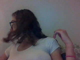 BadLilJewishGirl webcam show adult bitch dabbles with rubber penis