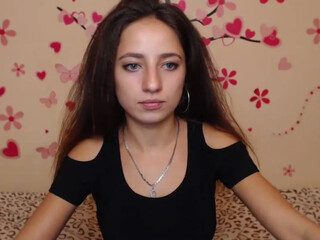 Beauty Adele webcam show shy mare gently jerks her pussy