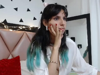 Blair83 webcam show busty slut gets fucked while standing with cancer