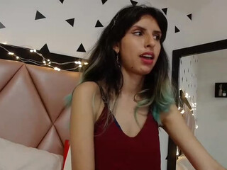 Blair83 webcam show shy babe shows shaved cunt