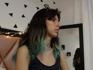 Blair83 webcam show caresses pussy through panties