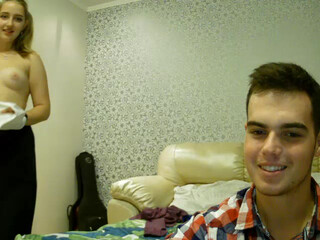 CatsDuet webcam show showing off her body