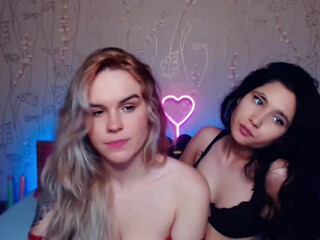 DallaJorge webcam show cute passion fucks shaved cunt