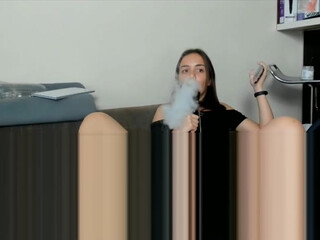 G-race webcam show sweet babe masturbates on the bed