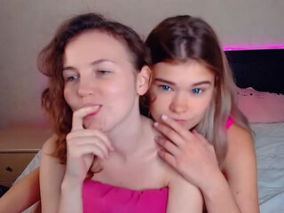 KatiaKagell webcam show busty lady masturbates shaved pussy