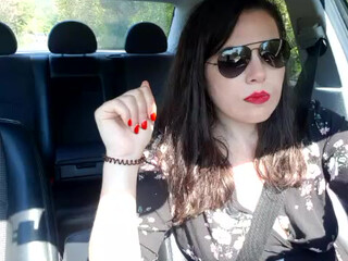 KristyMiss webcam show red-haired schoolgirl caresses shaved cunt