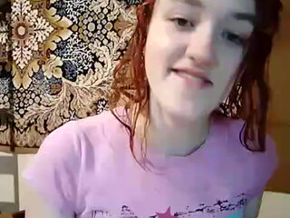 Leila Hoti webcam show naughty passion caresses shaved pussy